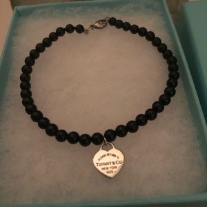 Black Onyx Return to Tiffany Bracelet